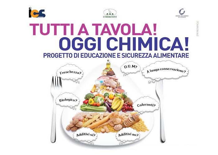 TUTTI A TAVOLA! OGGI CHIMICA! Iniziativa di educazione e sicurezza alimentare