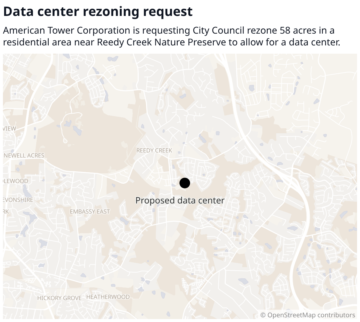 Is a data center ready near a Charlotte nature reserve? Thousands say 'no.'
